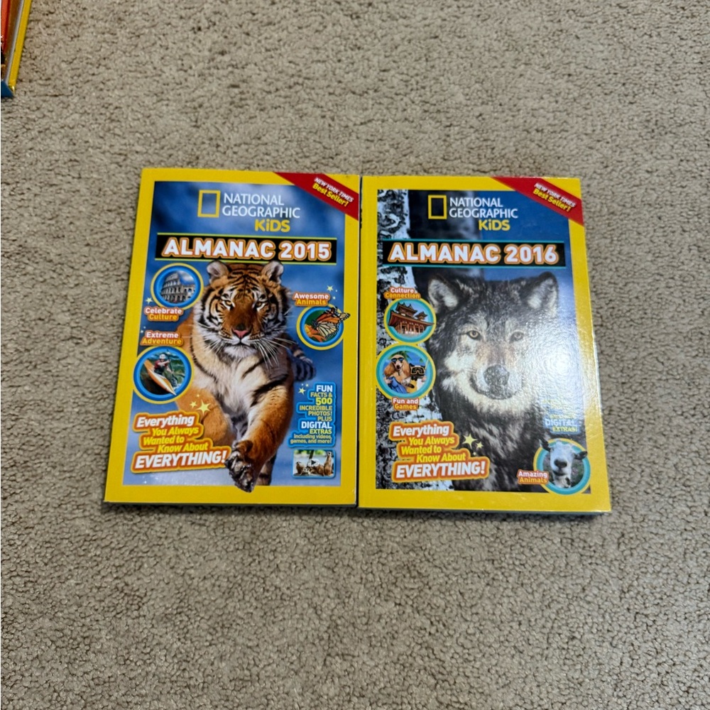 National Geographic Kids Almanac 2015 - Vibrant Yellow and Blue